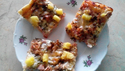 Slaný koláč à la pizza