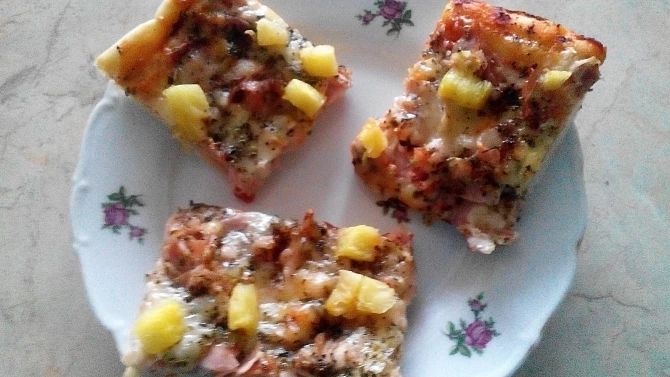 Slaný koláč à la pizza
