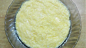 Topinky s vajíčkem a strouhaným sýrem, Do vajec přimícháme sýr. Vznikne nám hustá směs. 