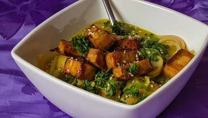 Kari kokosová polévka Ramen