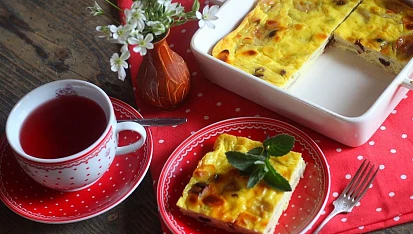 Pečená ricotta s banány - dezert bez mouky a cukru