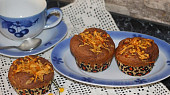 Perníkové muffiny s jablečným středem