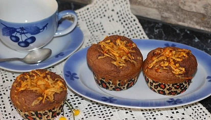 Perníkové muffiny s jablečným středem