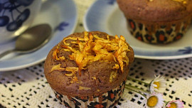 Perníkové muffiny s jablečným středem