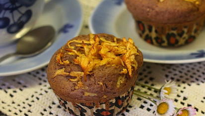 Perníkové muffiny s jablečným středem