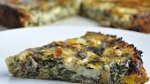 Špenátový quiche bez mouky