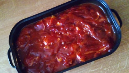Buřty na pivě s kečupem