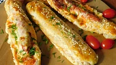 Hot dog z listového těsta
