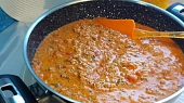 Hovězí lasagne s mozzarellou, Masová směs
