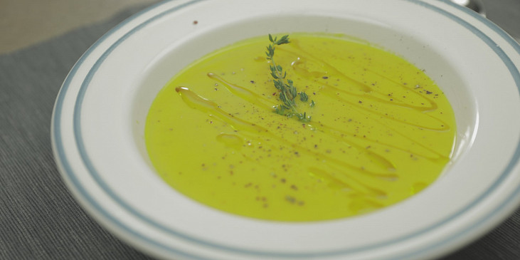Kürbis Suppe (Hokaidová polévka)