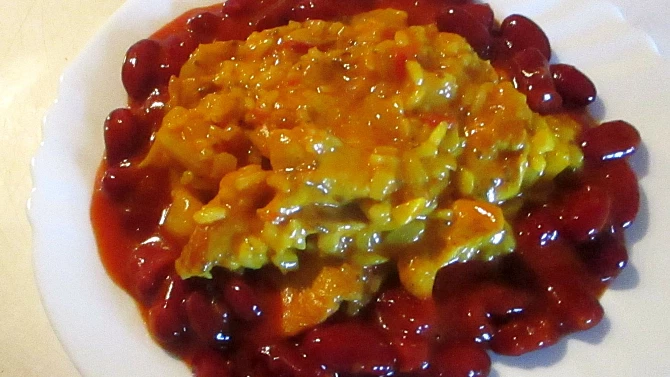 Kuřecí kari po belizsku