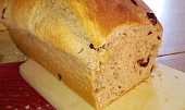 Medový chléb s brusinkami