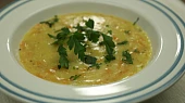 Mrkvová polévka s krupičkou - recept ze školky