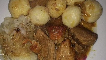 Pečené vepřové koleno na černém pivu 1, Pečené vepřové koleno na černém pivě 1