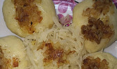 Plněné bramborové knedlíky s uzeným masem 1, Plněné bramborové knedlíky s uzeným masem
