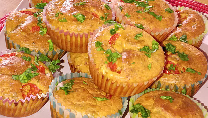 Slané jogurtové muffiny