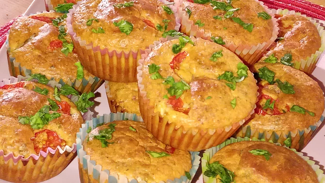 Slané jogurtové muffiny