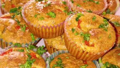 Slané jogurtové muffiny