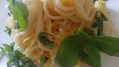 Citronové špagety