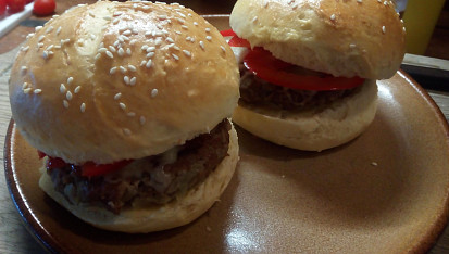 Housky na hamburger