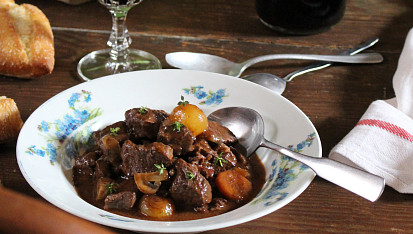 Hovězí po burgundsku  - Boeuf Bourguignonne podle Julii Child