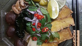 Moje phở s houbami shiitake a uzeným tofu