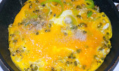 Omeleta s klíčky mungo