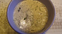 Polévka s koprem a žampióny