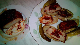 Vepřové vařené maso v pikantní pastě