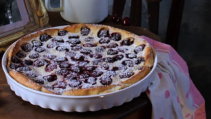Francouzská třešňová bublanina (Clafoutis)