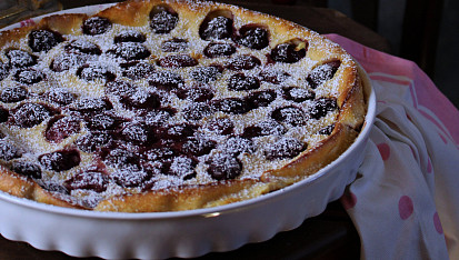 Francouzská třešňová bublanina (Clafoutis)
