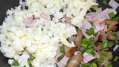 Květákový mozeček, pikantnější verze podle naší babči