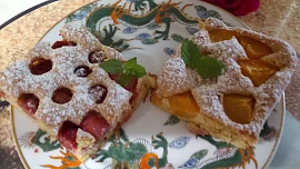 Piškotová bublanina z celozrnné mouky