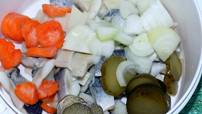 Salát z matjesů - starý německý recept (výborný)