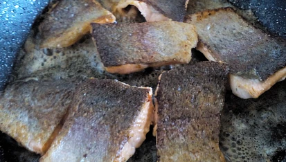 Smetanové těstoviny s koprem a rybou