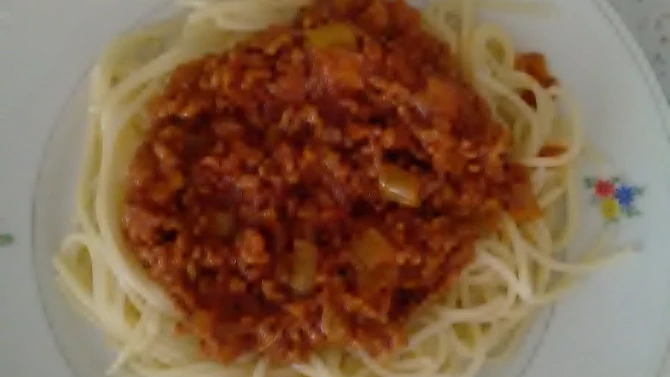 Špagety s pórkem