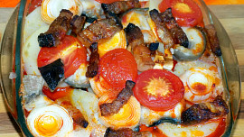 Sumeček africký s pórkem a bramborami