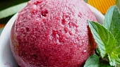 Třešňovo - rebarborový sorbet