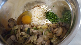 Zapékané plněné cuketky