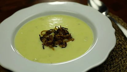 Cibulovo - bramborový krém