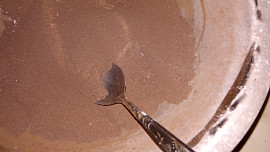 Koláč s rybízovou pěnou