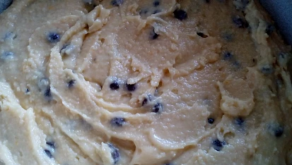 Mandlová buchta (bábovka, muffiny) s čokoládou