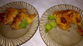 Obalené kuře se schovaným bramborem