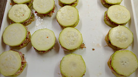 Plněné cuketové řízečky