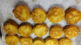 Plněné cuketové řízečky