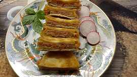 Plněné cuketové řízečky