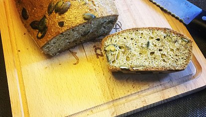 Tahini chleba - sezamový chleba bez mouky, Tahini chleba @5jideldenne