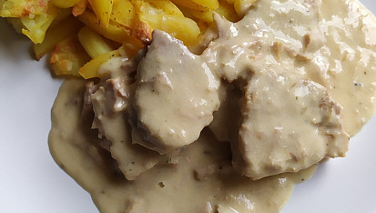 Vepřová kýta s hořčičnou omáčkou