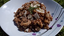 Žampionová směs s pohankou