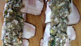 Zapékané cukety se slaninou